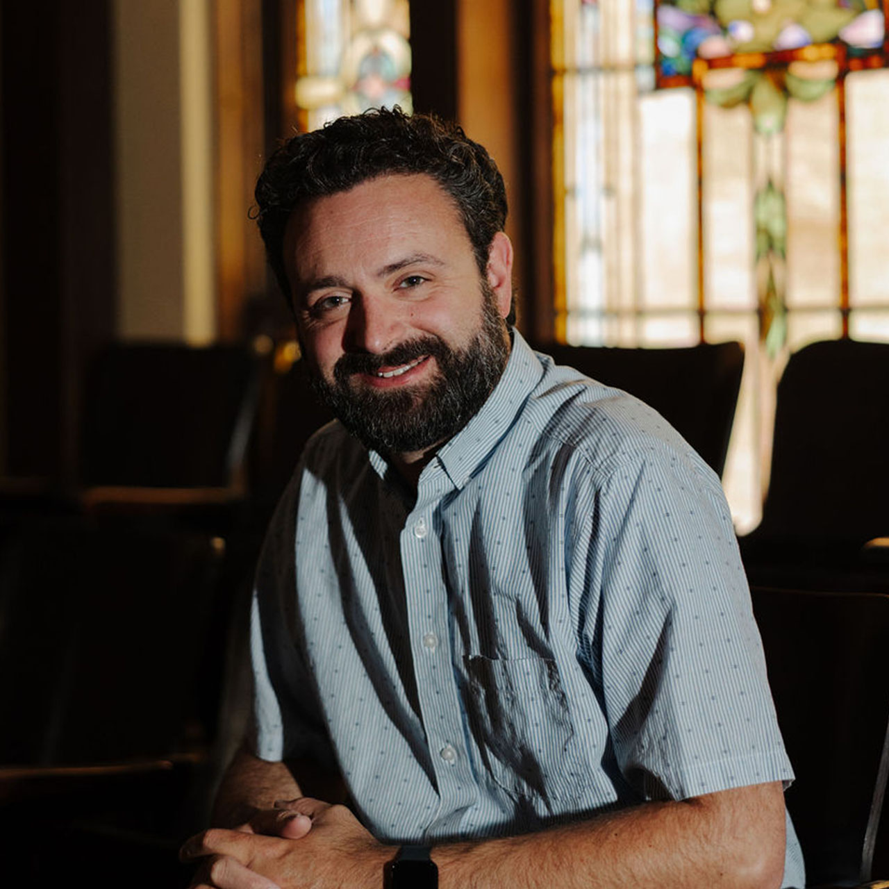Headshot of Pastor Mark Miller.